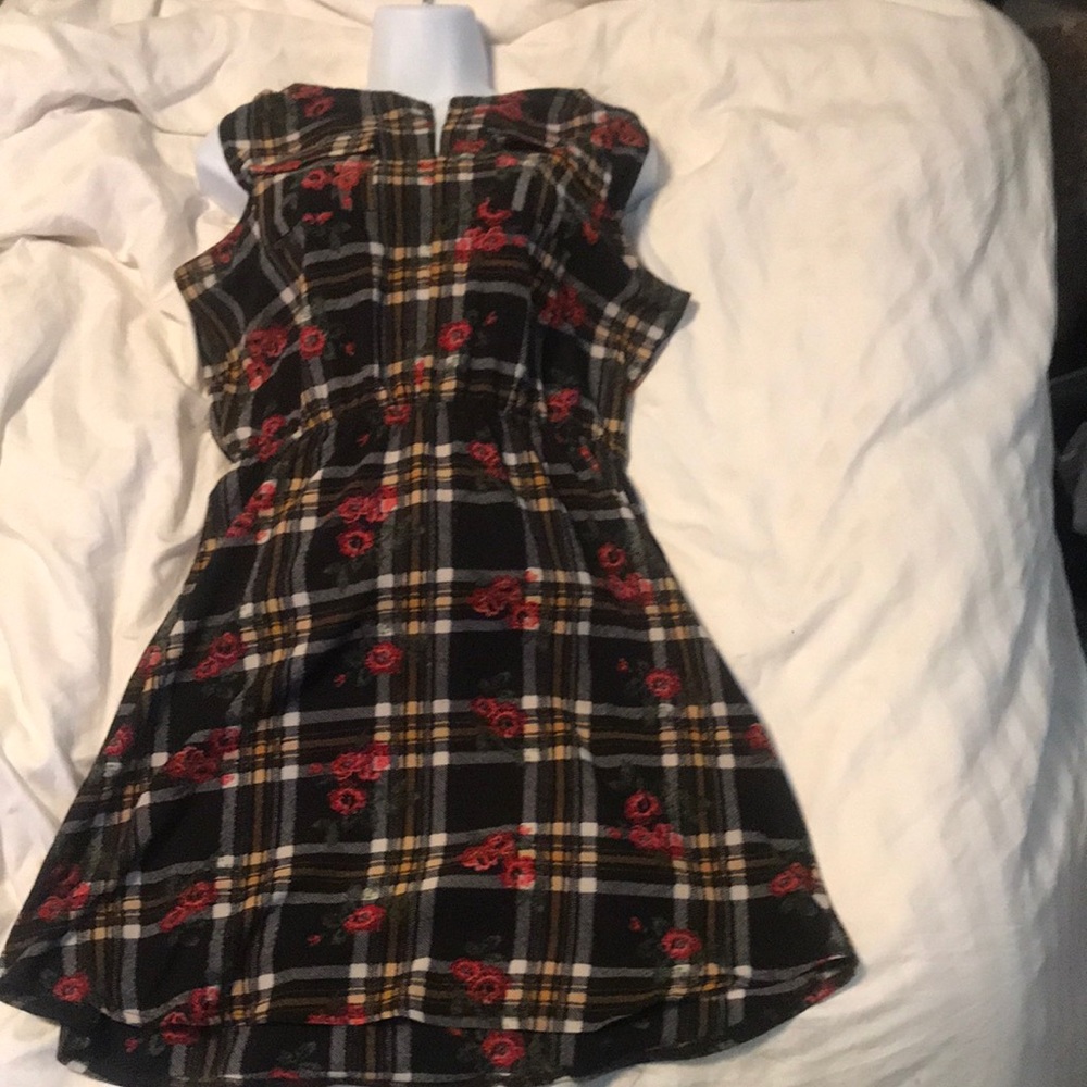 Cute fall plaid dress